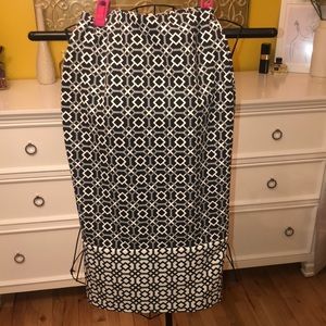 Missguided patterned pencil skirt.